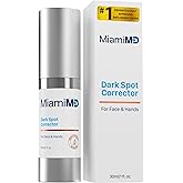 MiamiMD Dark Glow Renewal Corrector Serum For Face, Body & Hands - Anti Aging Cream & Age Spot Remover For All Skin Types - Paraben Free, Fragrance Free - Results in as a little as 60-90 Days - 30ml