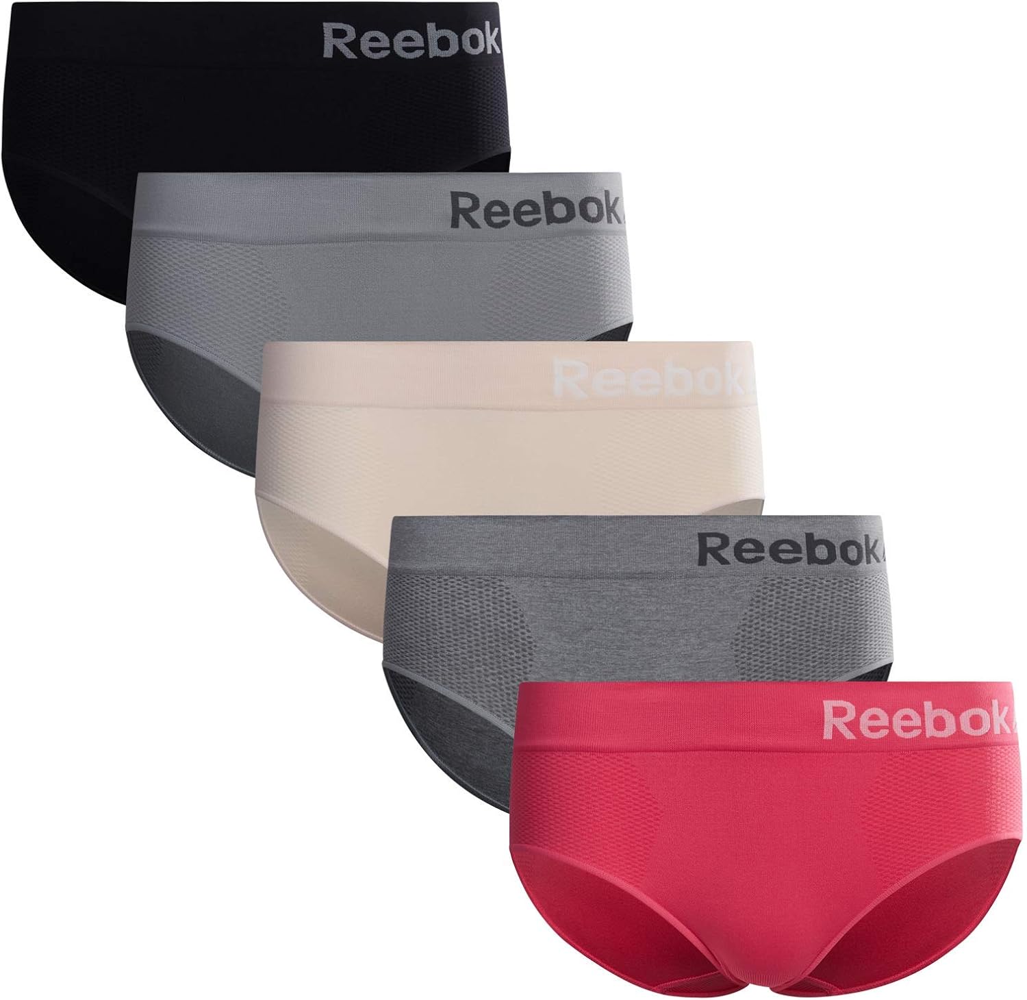 Reebok Womens Seamless Hipster Panties 