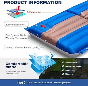 sgodde inflatable sleeping pad