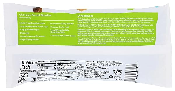 365 BY WHOLE FOODS MARKET, JUMBO MILK CHOCOLATE BAKING CHIPS, 10 OZ