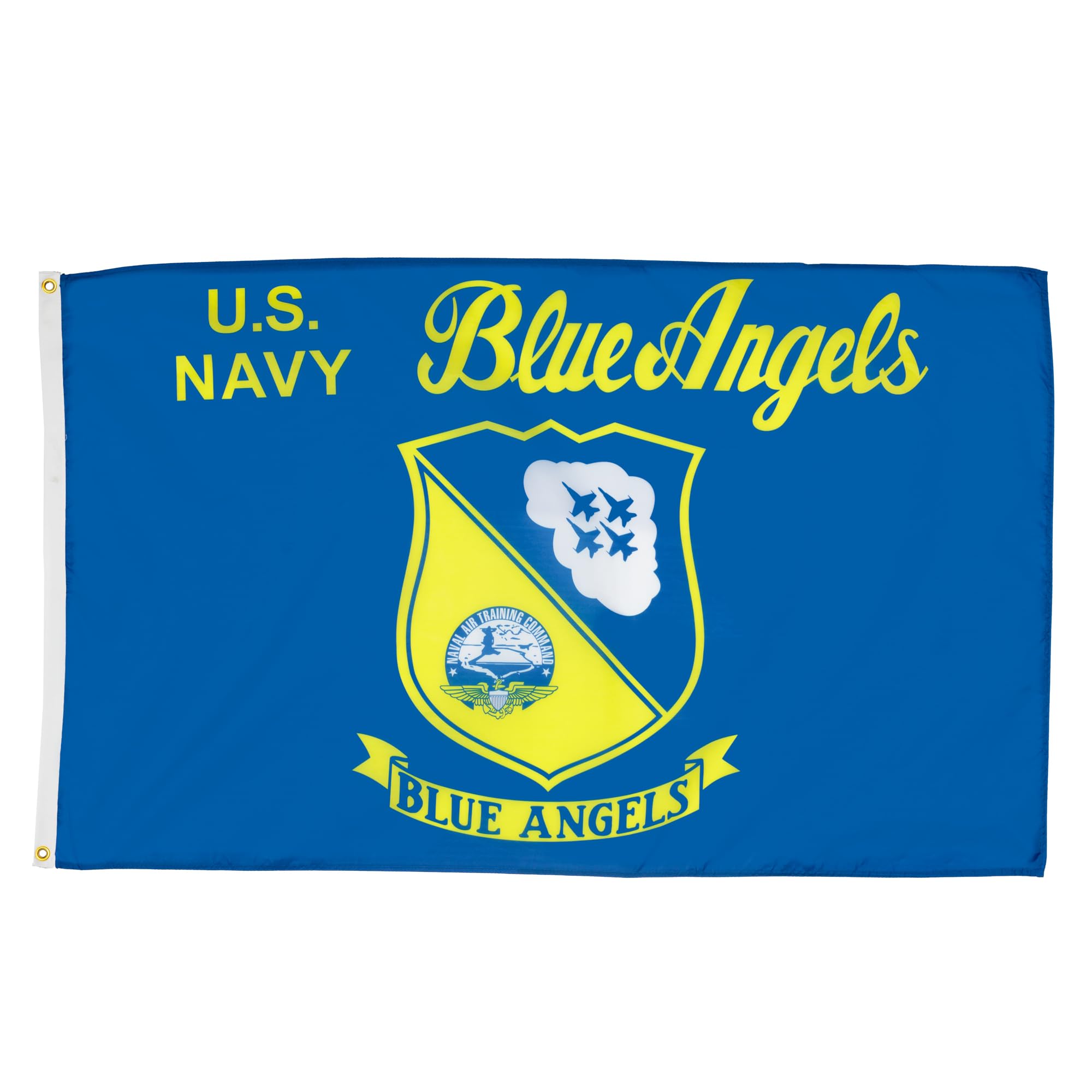 AZ FLAG - Blue Angels Flag - 2x3 Ft- 100D Polyester Us Navy Banner with Two Metal Grommets - Fade Resistant - Vivid Colors - 2' x 3' Feet - 90x60 Cm