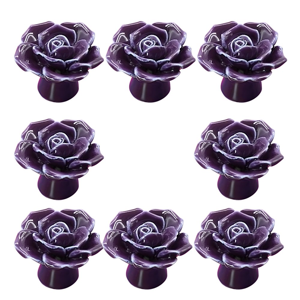 Decoración del hogar Gosear Euro Estilo Vintage Rosa Floral Forma 41mm