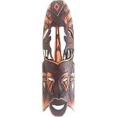 OMA African Mask Wall Art Hanging Lucky Elephant African Safari Tribal Home Decor Gift - Large Size