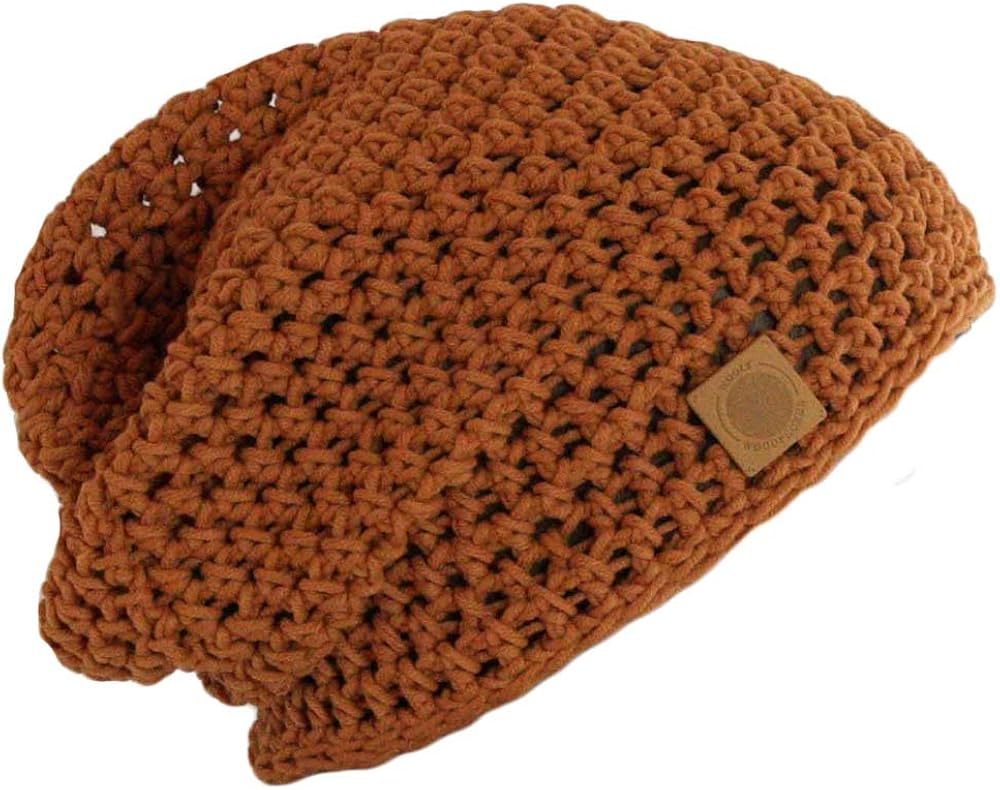 brown wooly hat