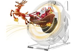 HAVisikr 3D Hologram Fan,3.4in Holographic Fan Projector with WiFi-Suitable for Events,party,Festivals and Home Decoration-Lots of 3d Materials for Free (3.4 inch)