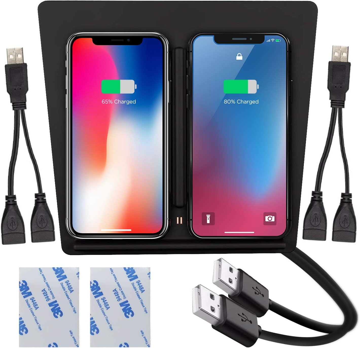 Wireless Charger for Tesla Model 3, Center Console Charging Pad with