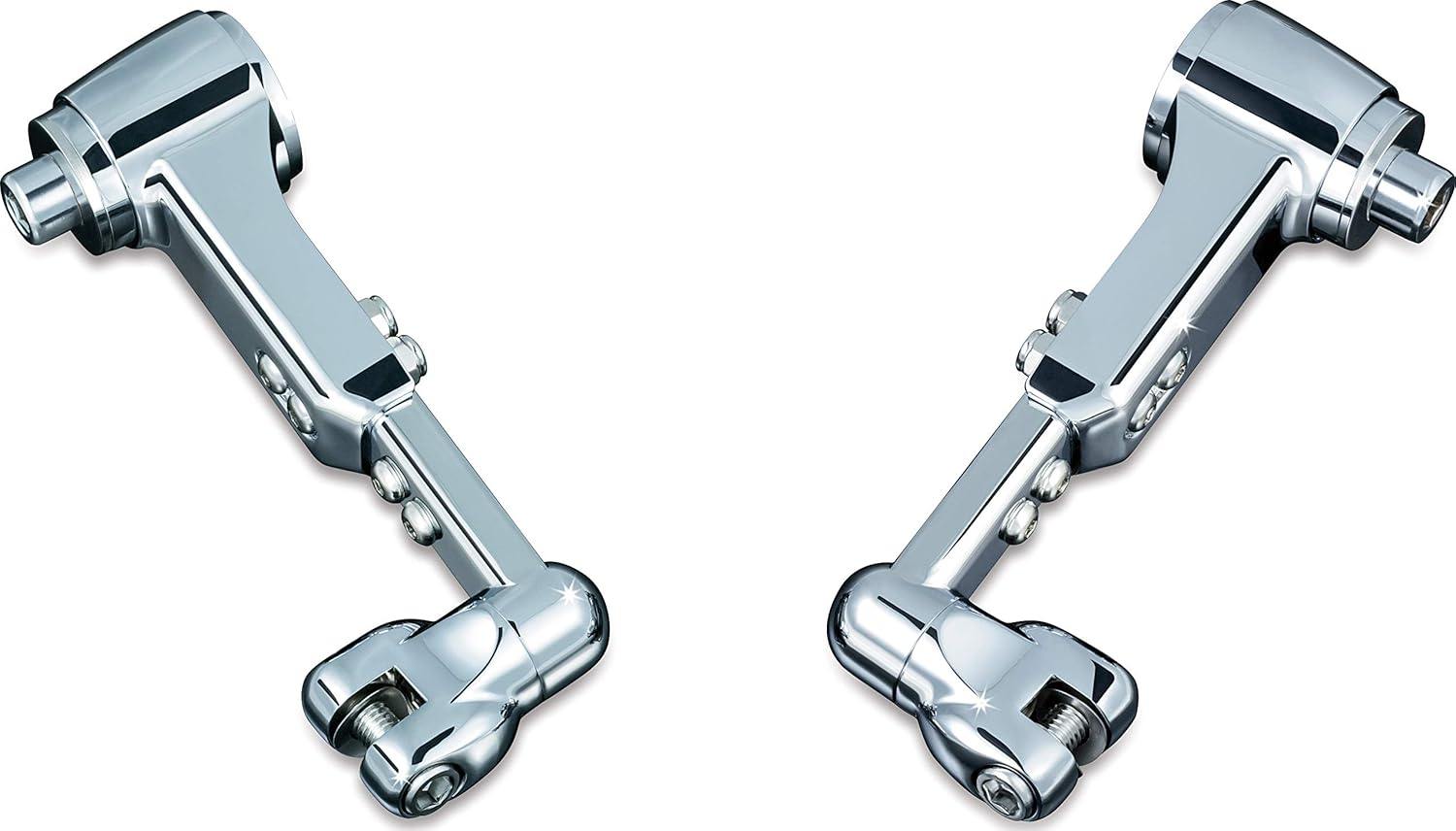 Chrome Kuryakyn 4080 Motorcycle Foot Control Ergo III Adjustable Cruise