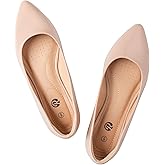 Rekayla Women's Flats Classic Pointed Toe Ballet Flats Shoes for Women Comfortable Slip On Dress Shoes for Work Office Casual Daily Wear Flat
