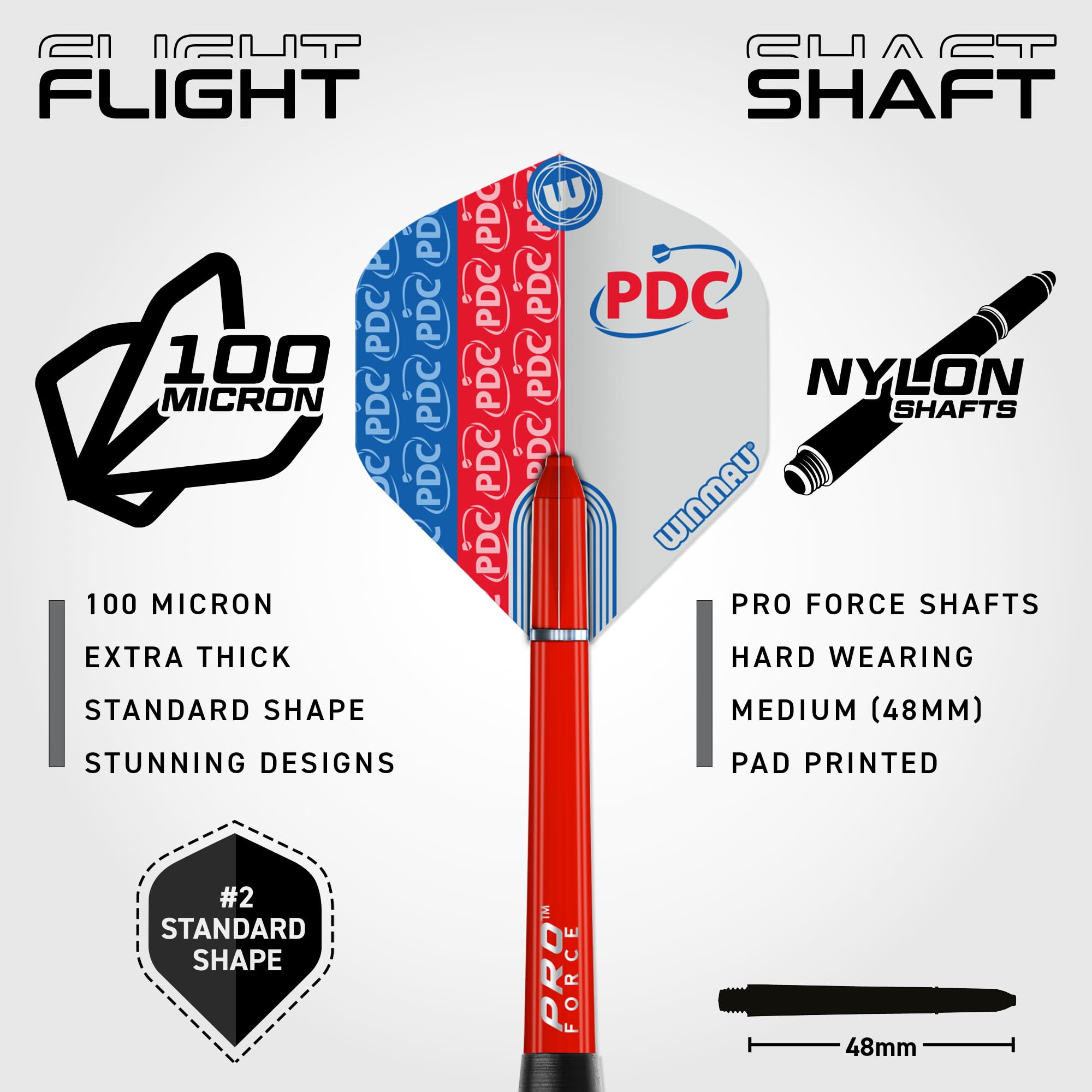WINMAU PDC Blade 6 Dartscheibe Set mit Dart Surround – Steeldartscheibe Komplettset mit 2 Sets Steeldarts, Oche & Checkout-Karte – Professionelle Sisal Dartscheibe für Zuhause 3