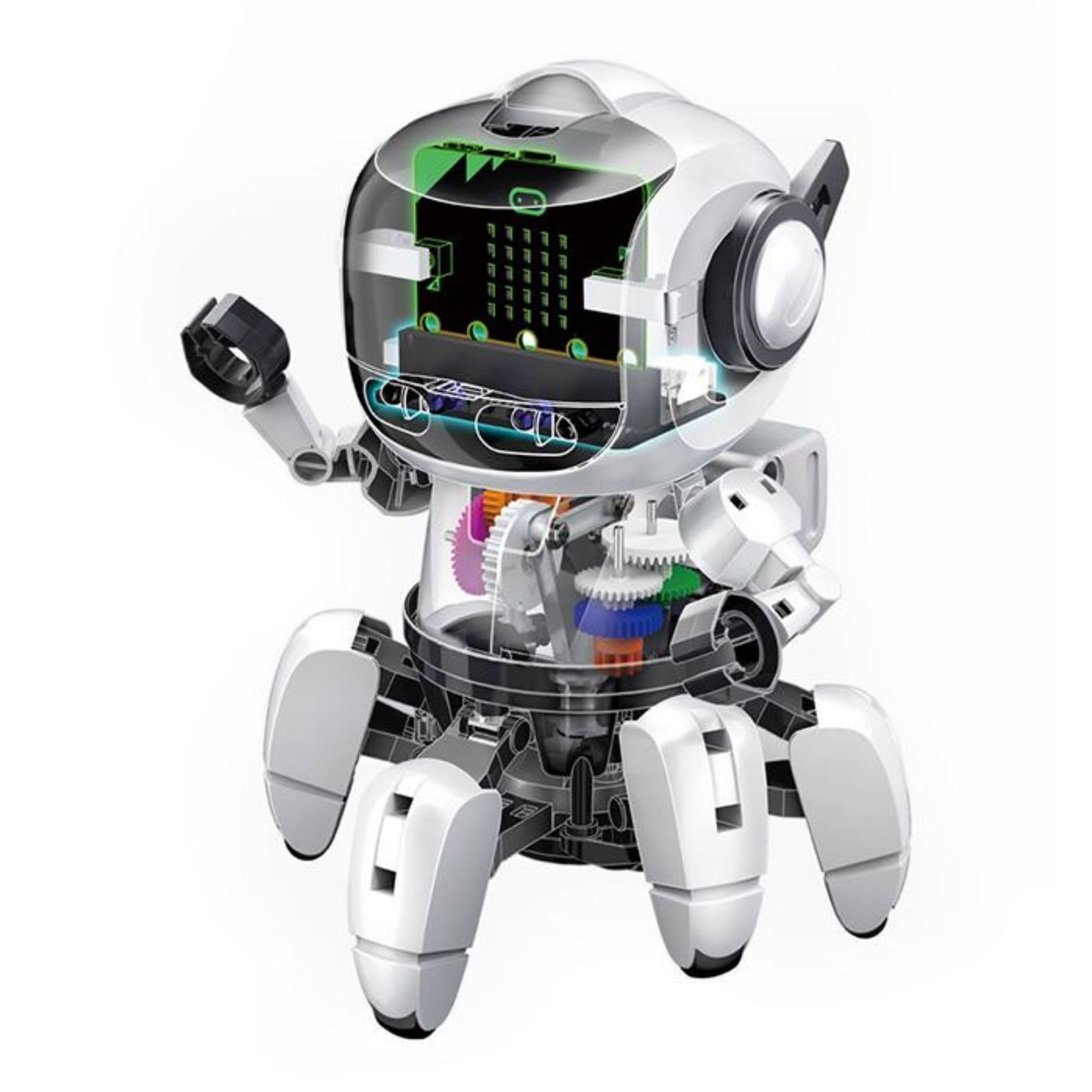 Velleman KSR20 Tobbie II Construction Robot Including Motor, Infrared Sensor and Doorbell Future Engineers