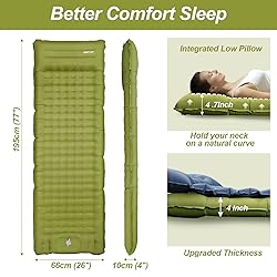 Night Cat Inflatable Sleeping Pads Mat Bed with
