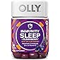 OLLY Immunity Sleep Gummy, Immune and Sleep Support, 3mg Melatonin, Echinacea, Zinc, Vitamin C, Chewable Supplement…