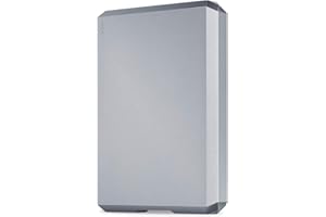 LaCie Mobile Drive 5TB External Hard Drive Portable HDD – Space Gray USB-C USB 3.0, for Mac and PC Desktop, 1 Month Adobe CC (STHG5000402)