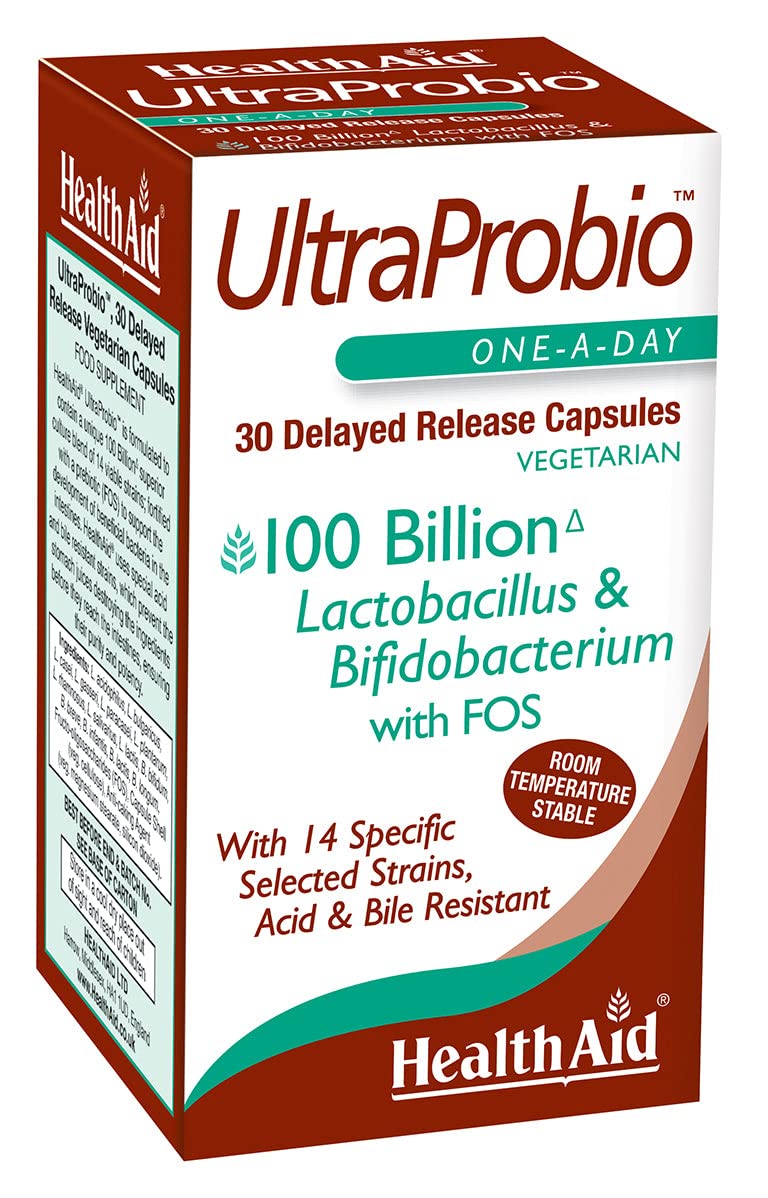 HealthAid Ultra Probio 30 Vegan Capsules - Pack of 30