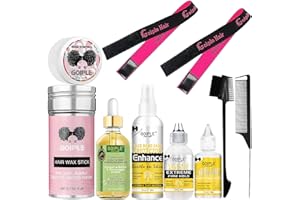 WOZUTUNT Wig Glue Lace Glue for Lace Front Wigs, Strong Hold Lace Front Wig Glue for Wigs, Lace Adhesive Hair Replacement with Wig Glue Remover, Wig Melting Band, Hair Wax Stick, Edge Control Edge Brush