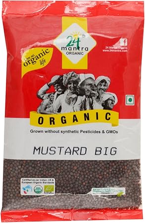 24 Mantra Organic Mustard Seed, Big, 100g