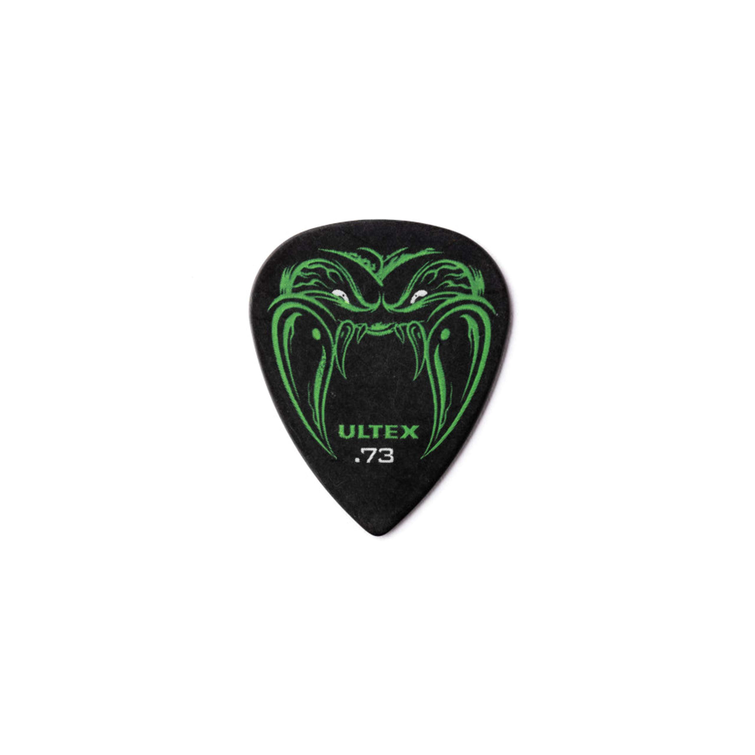 Jim Dunlop Ph112P.73 Fang Guitar Pick Player Pack - Black (Pack of 6)