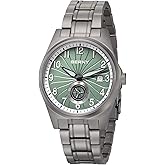 BERNY Automatic Titanium Watch for Men 100M Waterproof Fashion Men's Watch Super Luminous Male Analog Mechanical Wrist Watch, Full Titanium AR Sapphire Glass Small Seconds Sub-dial Date Calender