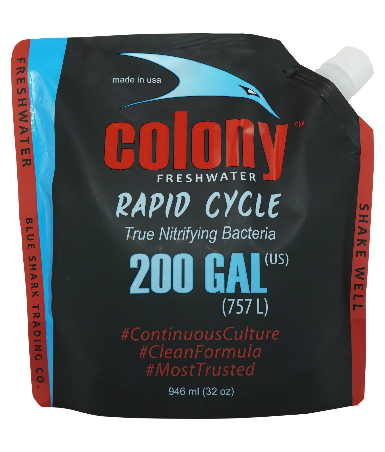 ATM Blue Shark (Formerly Colony Freshwater Rapid Cycle 200 gal Tank Cycle 32 oz