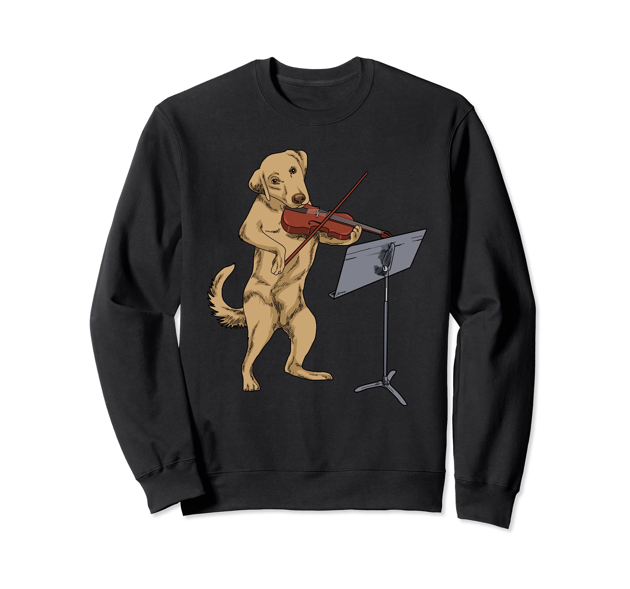Violin Dog Men Violin Dog Owner Women Viola Violinist Sweatshirt