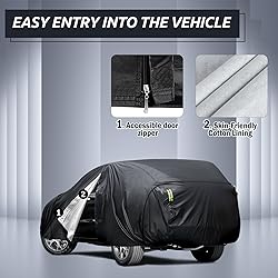 6 Layers Car Cover Waterproof All Weather for