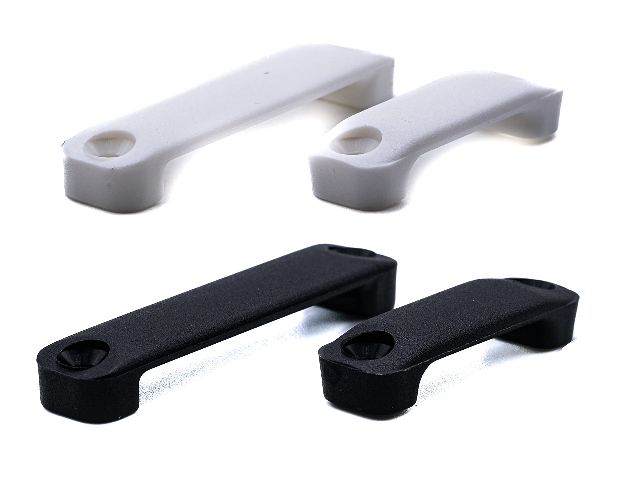 J Clarke Marine Pack of 4-25mm and 50mm Webbing bridges made from heavy duty nylon (25mm Black)