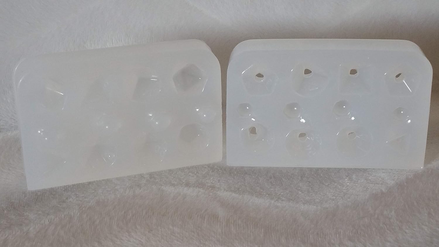 Polyhedral Dice 2 Part Mold FULL SET Plus an