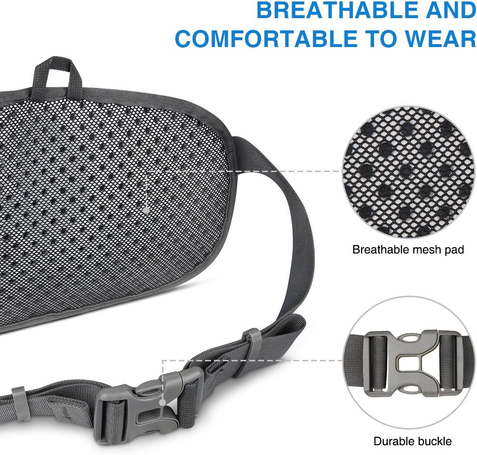 Waterfly Waist Pack Fanny Pack Bum Bag Hip Pack Running Bag Waist Bag Running Belt Sack Water Resistant with Bottle Holder for Hiking Camping Dog Walking - Image 5