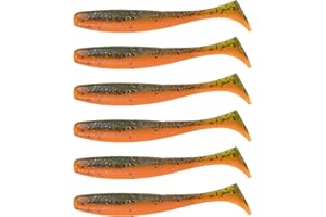 6TH SENSE - Divine Swimbait Series - Soft Plastic Swimbait and Trailer - Bass Fishing Lure - Multiple Sizes and Color Variations