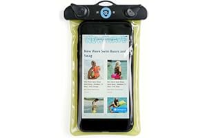NEW WAVE SWIM BUOY New Wave Waterproof Pouch for Open Water Swimmers and Triathletes - No Dry-Bag (Waterproof Phone Pouch)