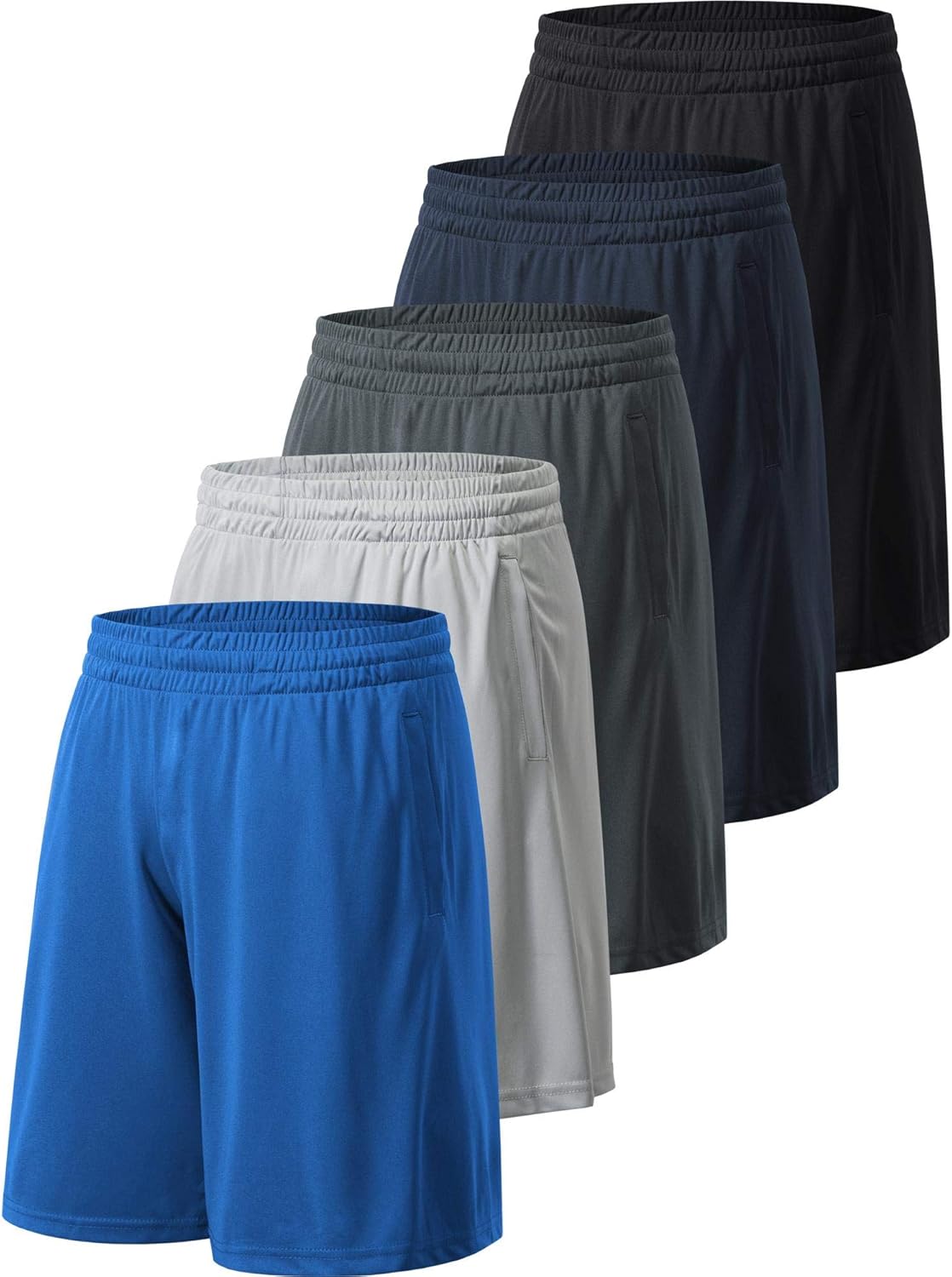 Profectors Athletic Workout Shorts for Men with Pockets Quick Dry Activewear: Clothing
