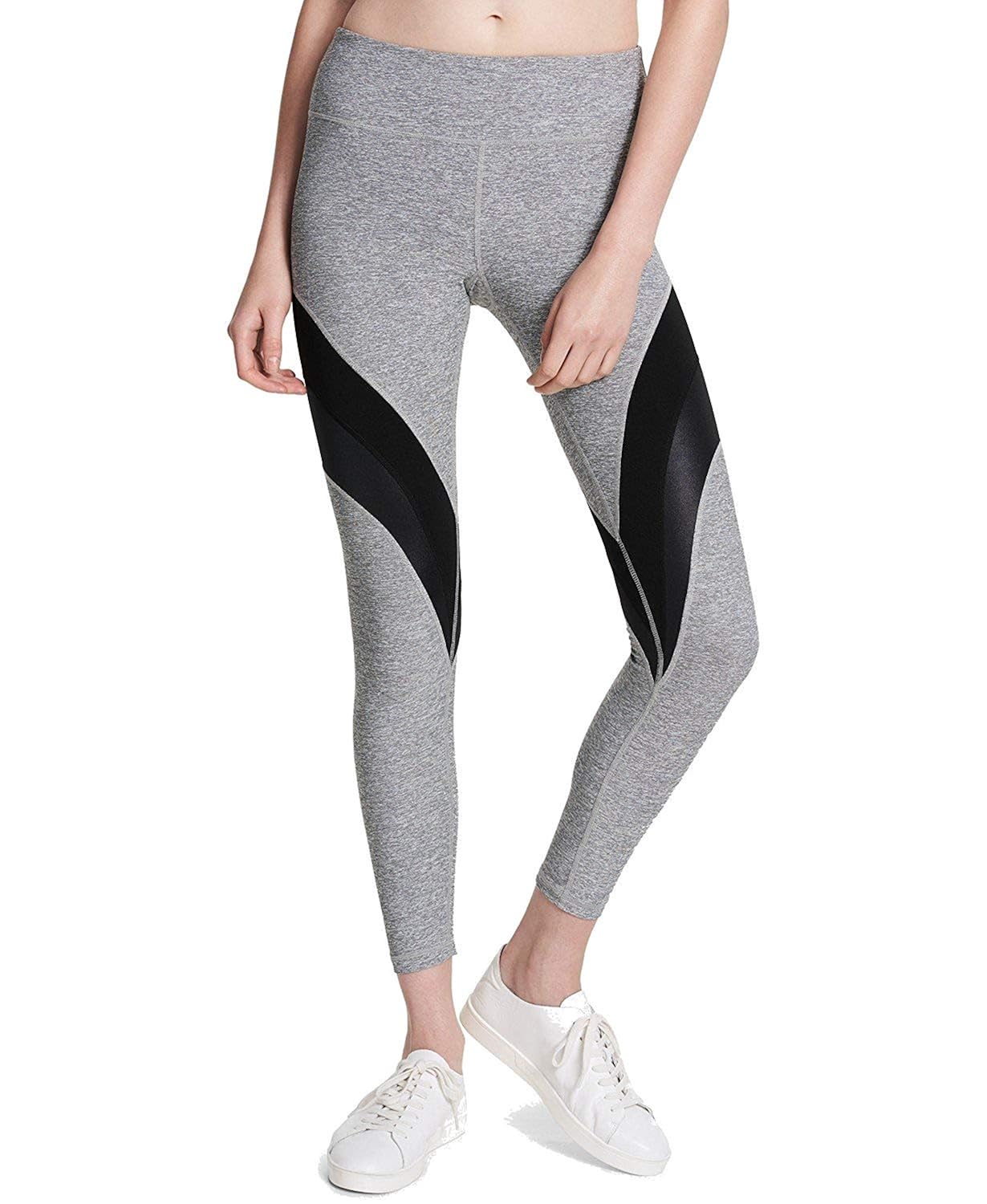 Calvin Klein Performance Womens Yoga Fitness Athletic Leggings Gray S