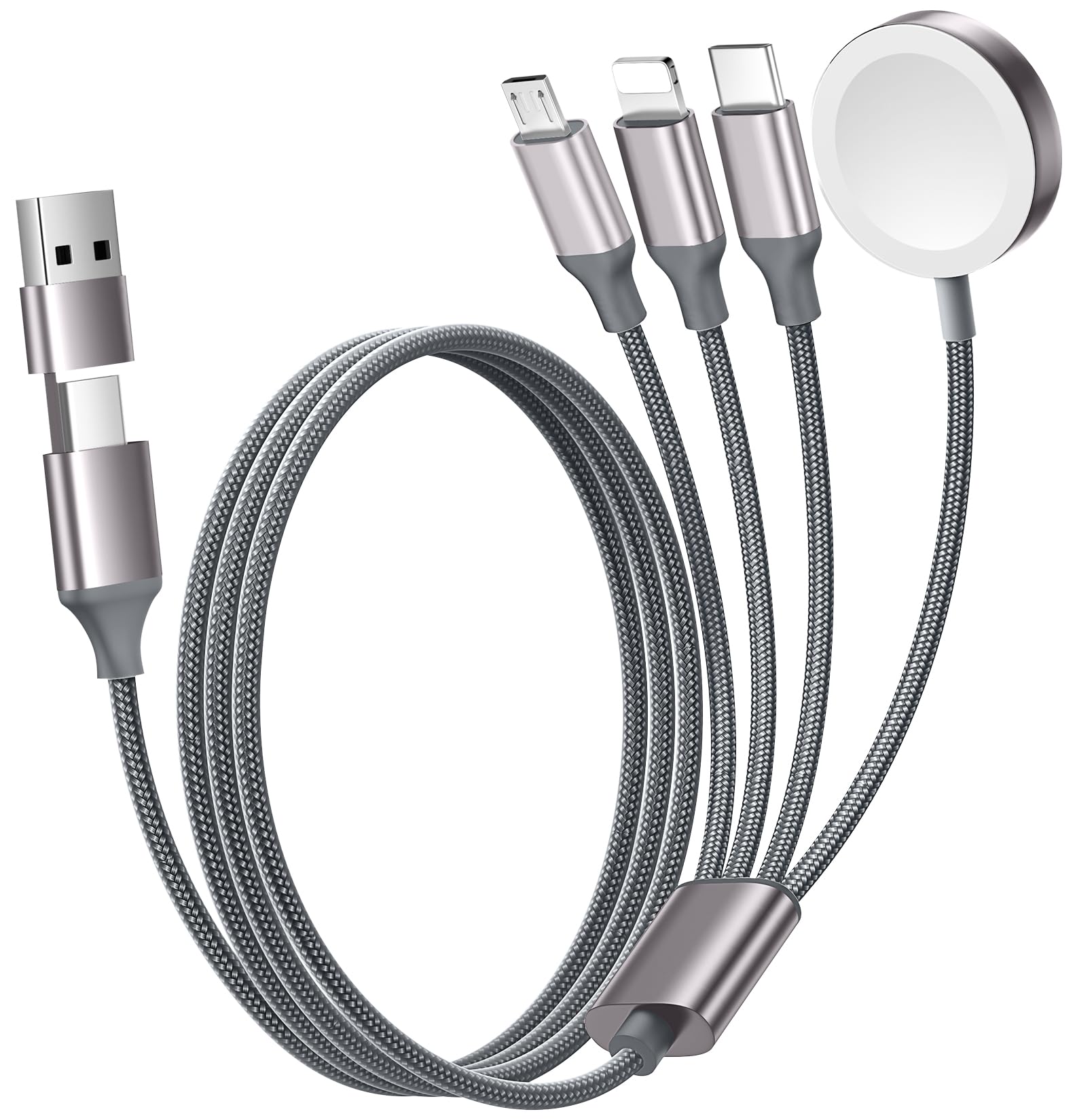 Renmou for Apple Watch Charger,4 in 2 Multi