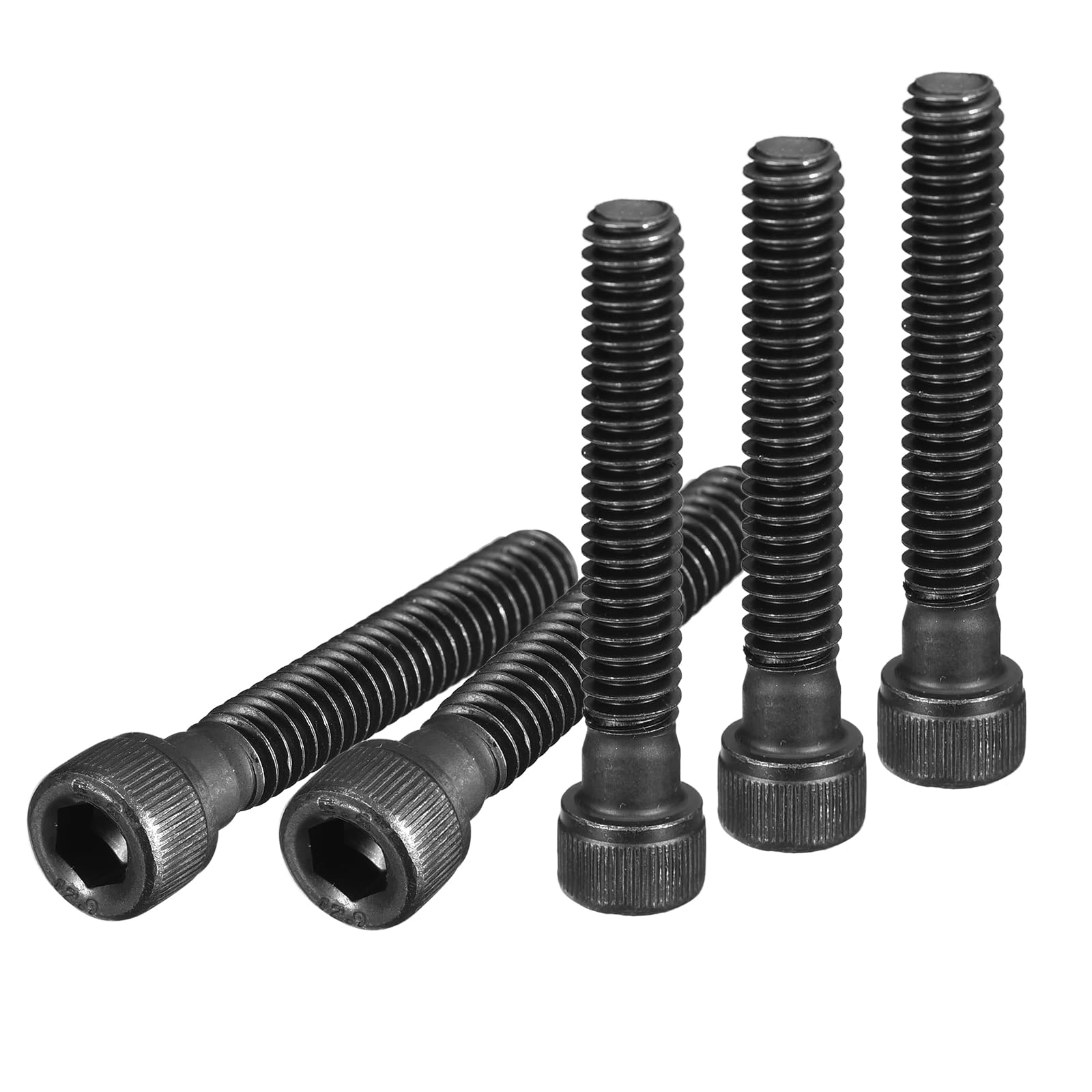 DTGN 1/4-20x1-1/2" Socket Head Cap Screws Bolts, 25Pcs 12.9 Grade Alloy Steel, Machine Hex Socket Screw, Hex Drive, Black Oxide Finish, UNC Coarse Thread Partially Threaded — image 1