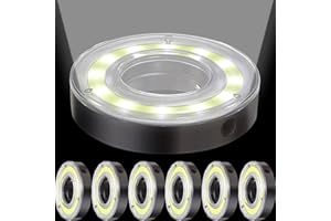 Retisee Night Golf Lights LED Glowing Putting Green Flags and Poles Glowing Hole Lights for Night Golf Party Camping(6 Pieces)