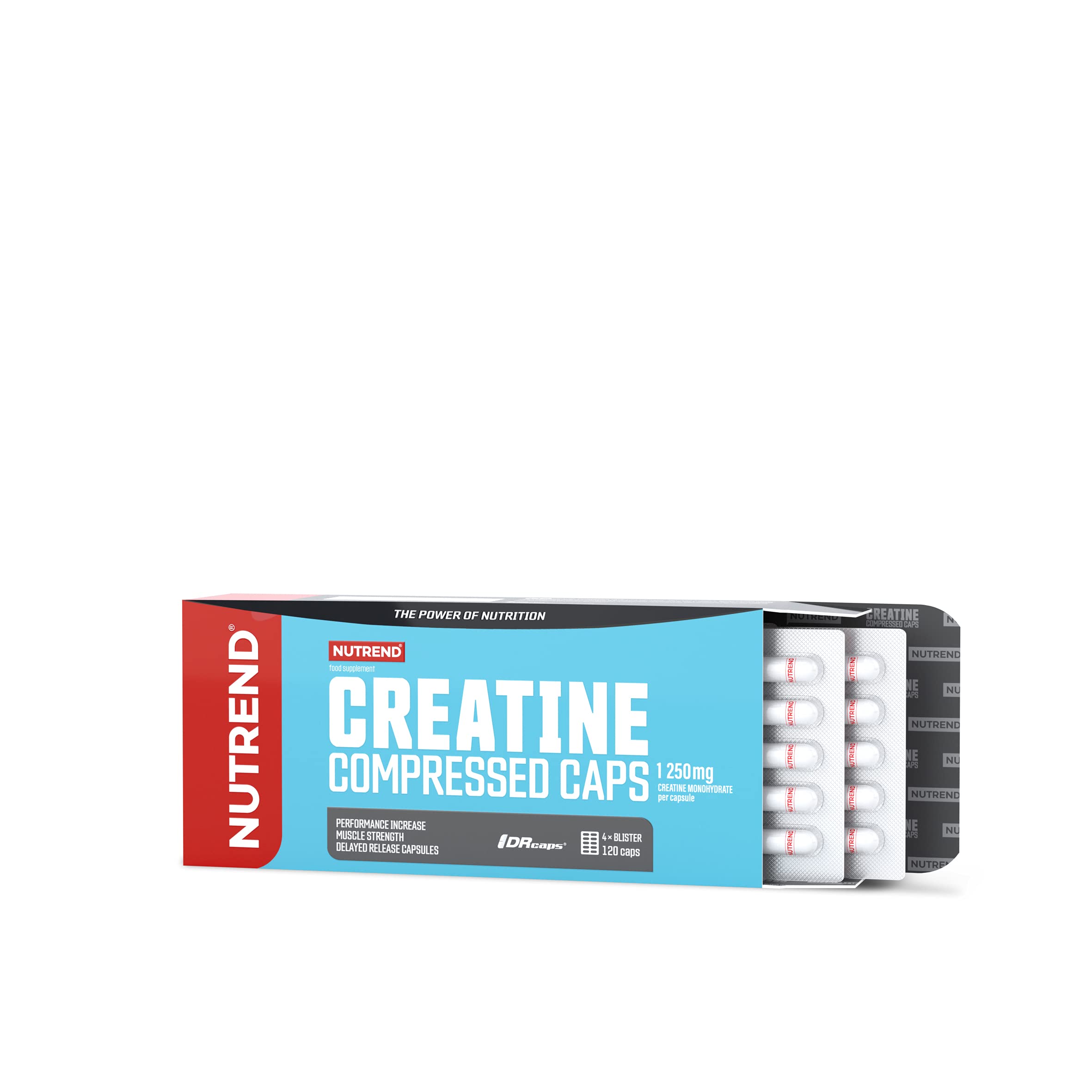 NUTREND Creatine Compressed Capsules, 120-Count