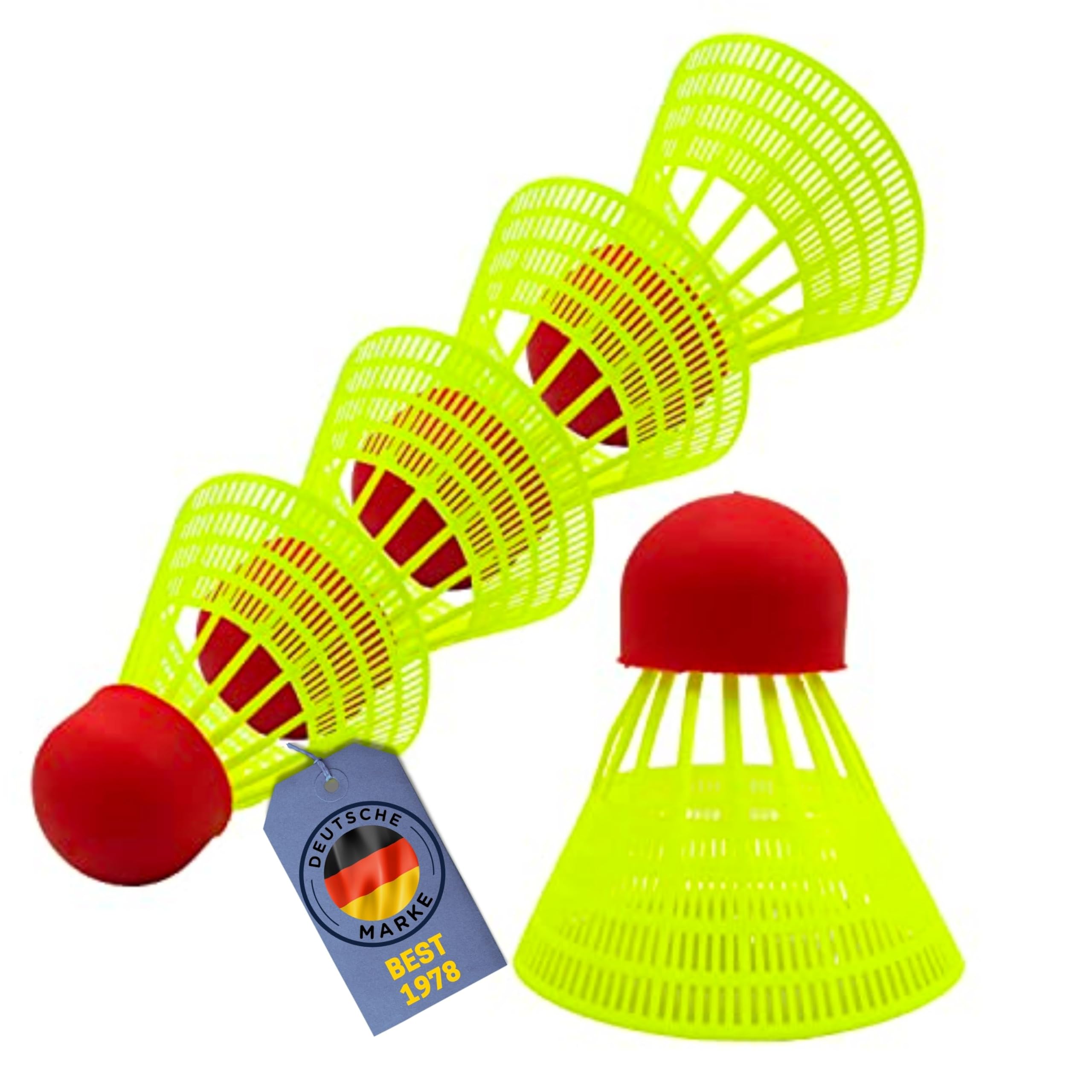Best Sport Speed Badminton Ball - Multi-Colour, Medium