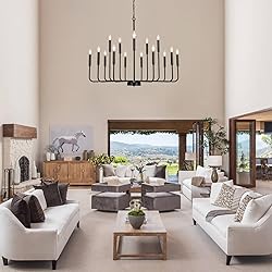 Gifarich Black Chandeliers for Dining Room Light