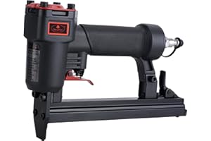 AEROPRO Tools 7116A 22 Gauge Air Stapler Pneumatic Staple Gun, 3/8 Inch Crown 1/4-Inch to 5/8-Inch Upholstery Stapler for Upholstering, Woodworking and DIY Projects