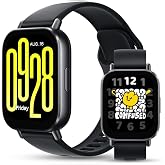 Xiaomi Redmi 5 Active Smart Watch, Step Counter Watch for Women Men with 2" LCD Large Display, 140 Sports Modes, 5ATM Waterproof (Active-Midnight Black)