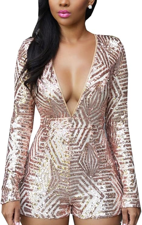 gold sparkly jumpsuit