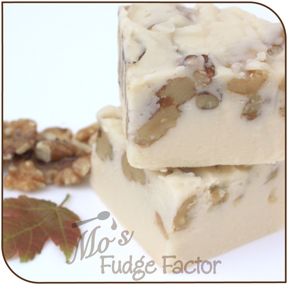 Mo's Fudge Factor, Maple Walnut Fudge 2 pounds Whole