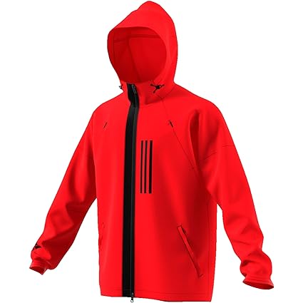 giacca rossa adidas
