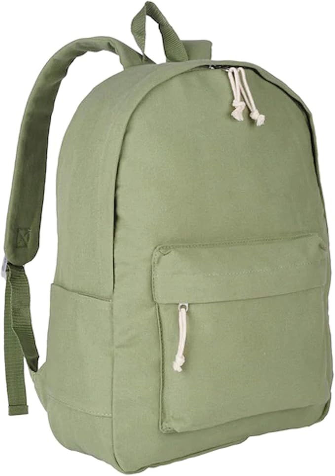 Darice 30083410 - Mochila de lona, 30,5 x 16,5 cm, color verde oliva: Amazon.es: Hogar