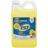 Camco TST Camper/RV Grey Water Odor Control - Removes Grease Buildup in Gray Water Tank, Sink & Shower Drains - 4oz Treats 40