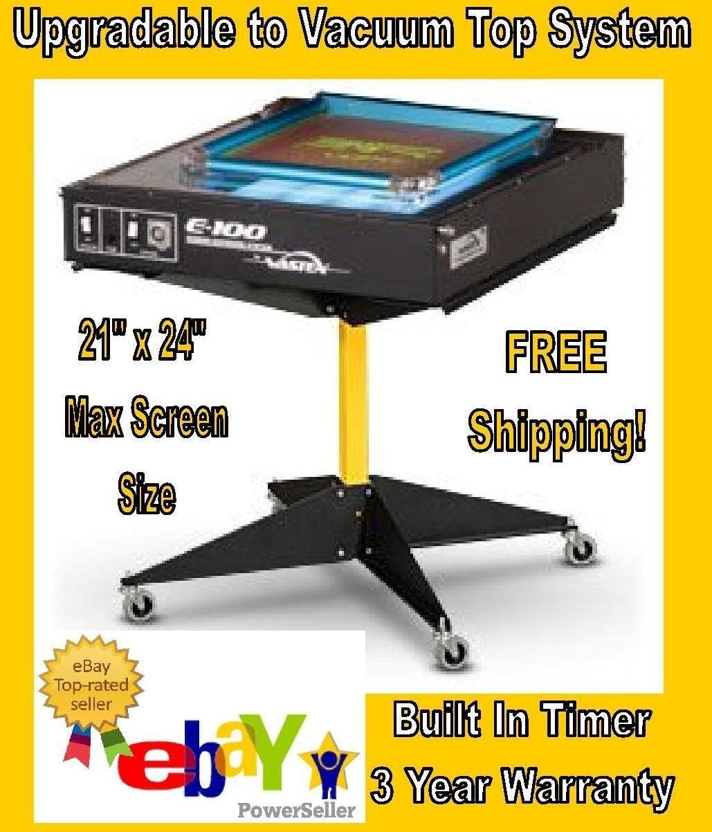 Vastex E-100 Flourescent Exposing Unit- 120V- 21" x 24"