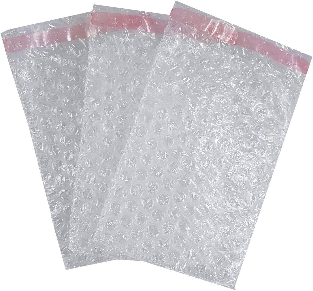 Triplast BB1 100 X 135"Clear Bubble Wrap" Pouch Bag (Pack of 10), Clear,transparent, 100mm X 135mm