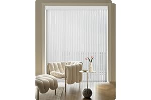 Graywind Vertical Window Blinds Patio Door Blinds Light Filtering Privacy Track Slats Set Sliding Doors Solar Shades Customiz