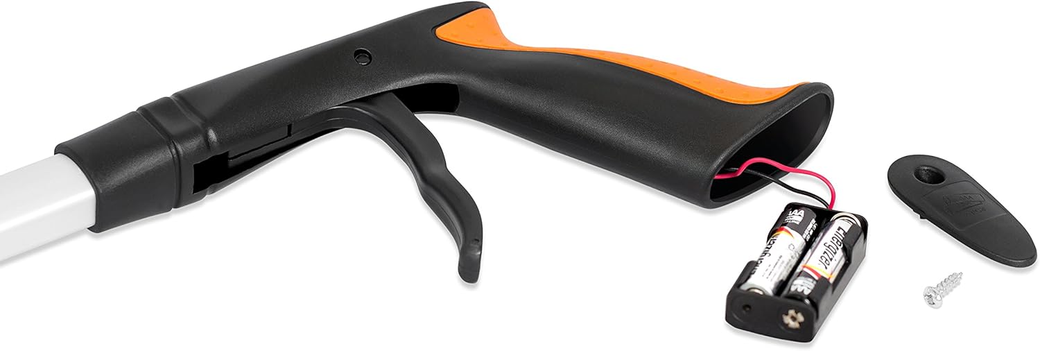 BirdRock Home Grabber Pick Up Tool with LED Light - 32 inch - Light Weight Aluminum Design - Reaching Aid - Articulating Rubber Head - Rubber Grip: Health & Personal Care