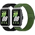 TumpCez Elastic Nylon Bands Only Compatible with Samsung Galaxy Fit 3 Bands for Men Women,Solo Loop Soft Adjustable Stretchy Sport Replacement Strap Wristband for Samsung Galaxy Fit 3